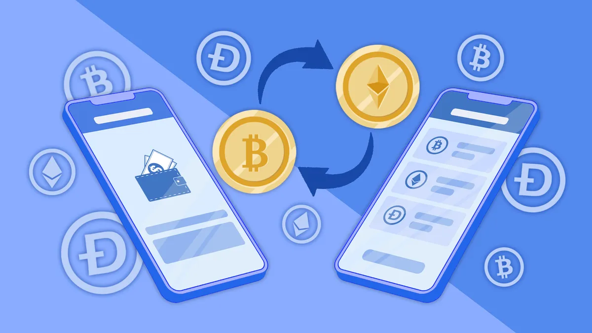 Cryptocurrency trading platform with advanced search and filters